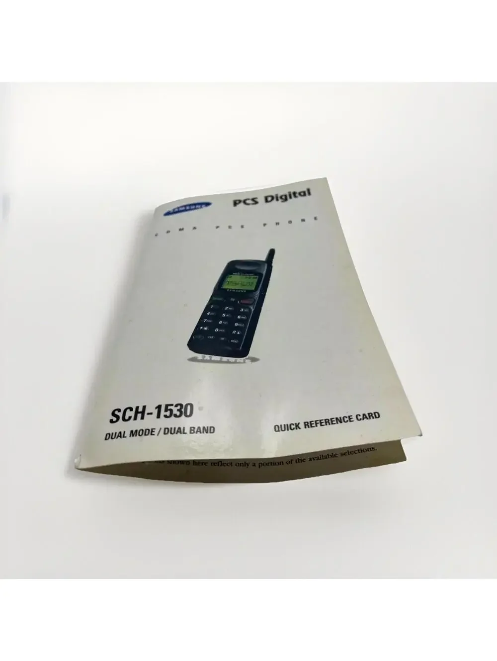Vintage Samsung PCS Digital SCH-1530 – Collectible Ephemera Cell Phone Paper